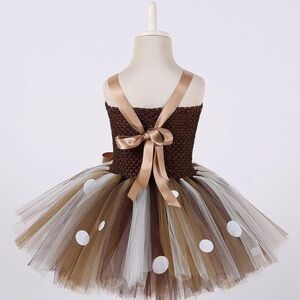 New with tags, little girl, tutu, dear motif costume Perfect for Halloween